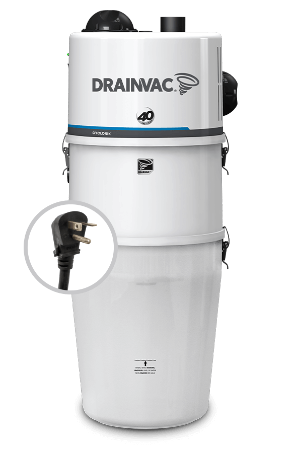 drainvac-Aspirateur central Cyclonik